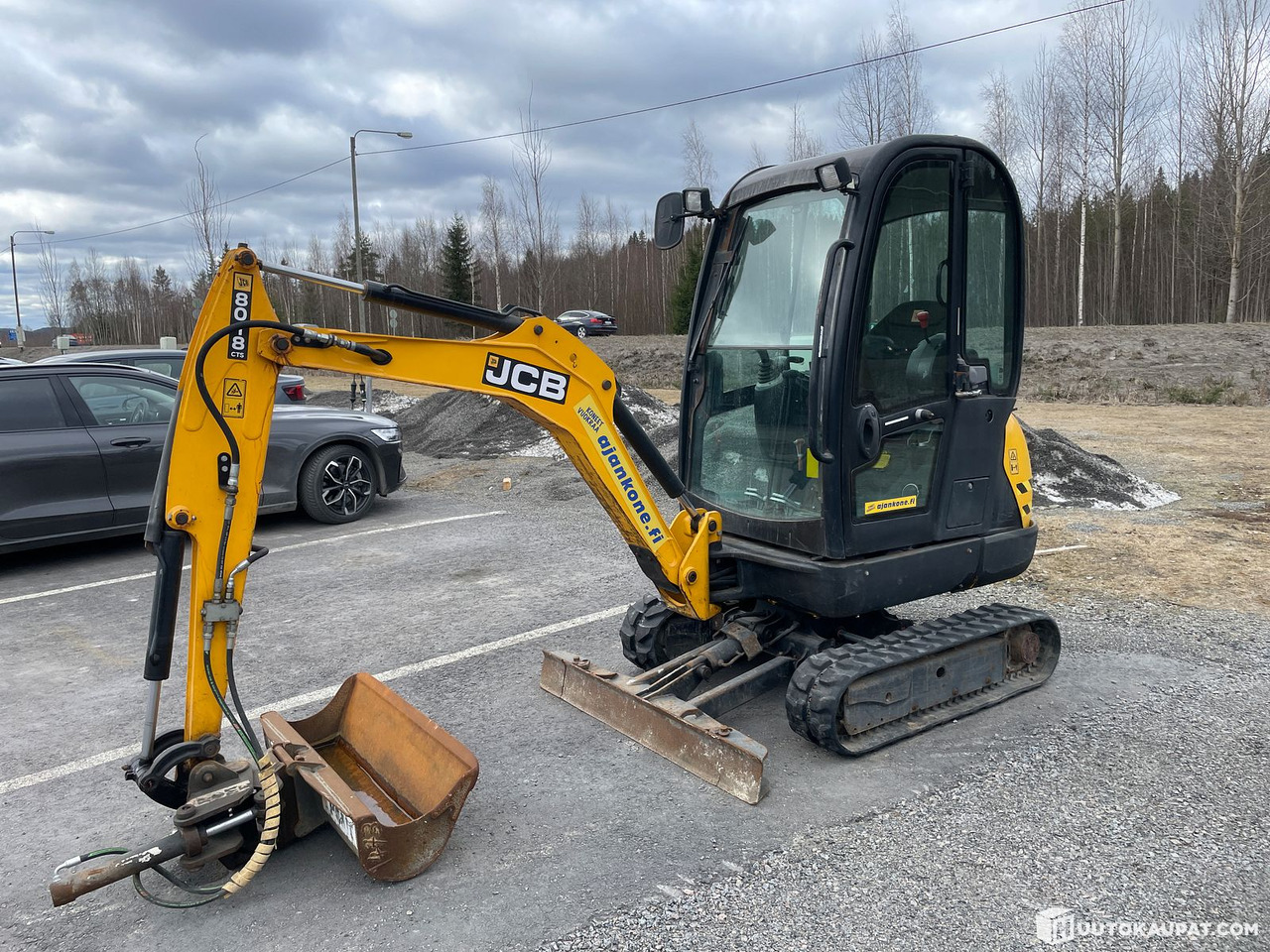 JCB 8081 Excavator, widening undercarriage, Muurame - Mini excavator: picture 1 JCB 8081 Excavator, widening undercarriage, Muurame - Mini excavator: picture 1