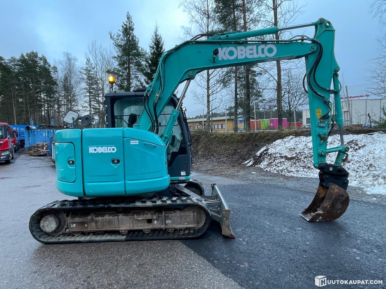 Kobelco SK75SR-3E, 8-tonne excavator with mono boom, 2014, Ylöjärvi - Mini excavator: picture 4 Kobelco SK75SR-3E, 8-tonne excavator with mono boom, 2014, Ylöjärvi - Mini excavator: picture 4