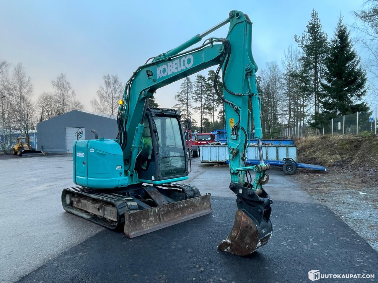 Kobelco SK75SR-3E, 8-tonne excavator with mono boom, 2014, Ylöjärvi - Mini excavator: picture 3 Kobelco SK75SR-3E, 8-tonne excavator with mono boom, 2014, Ylöjärvi - Mini excavator: picture 3