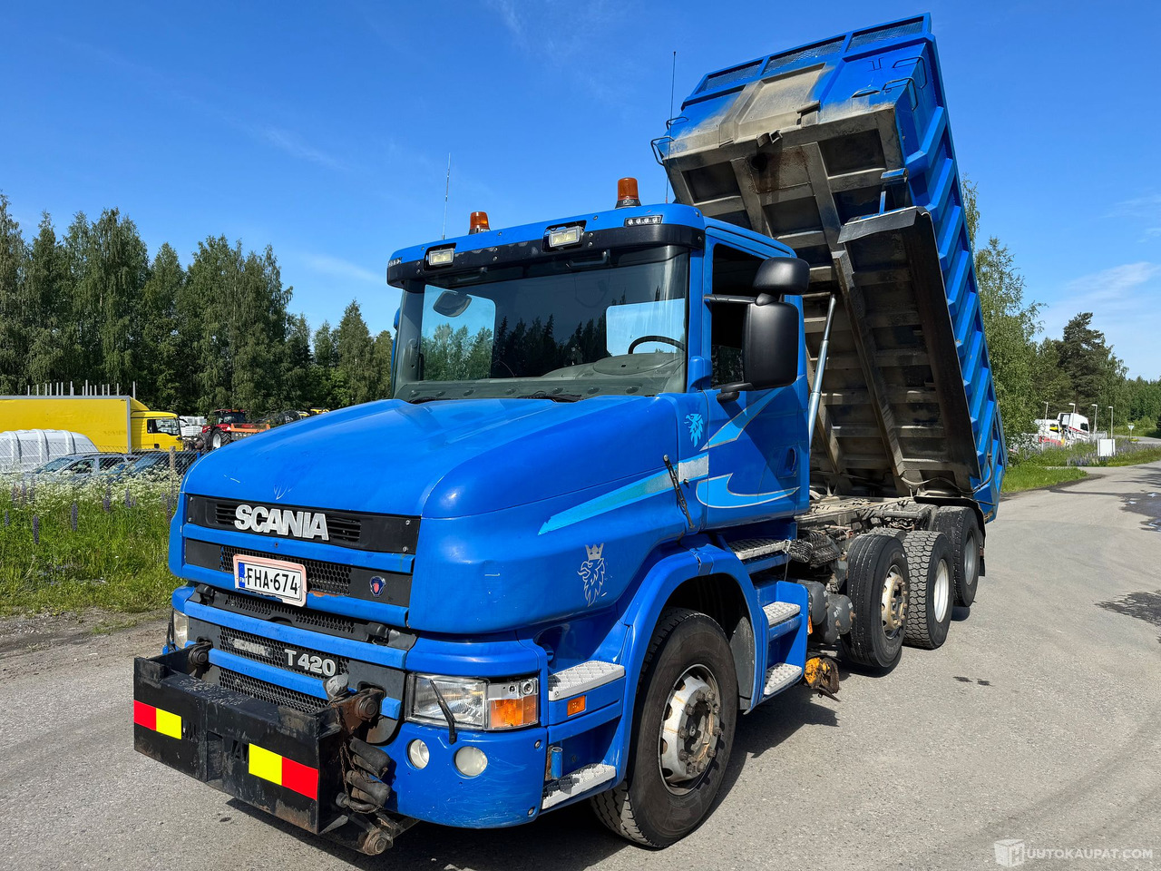 Scania T420 8x2, 2005, Viitasaari - Truck: picture 2 Scania T420 8x2, 2005, Viitasaari - Truck: picture 2