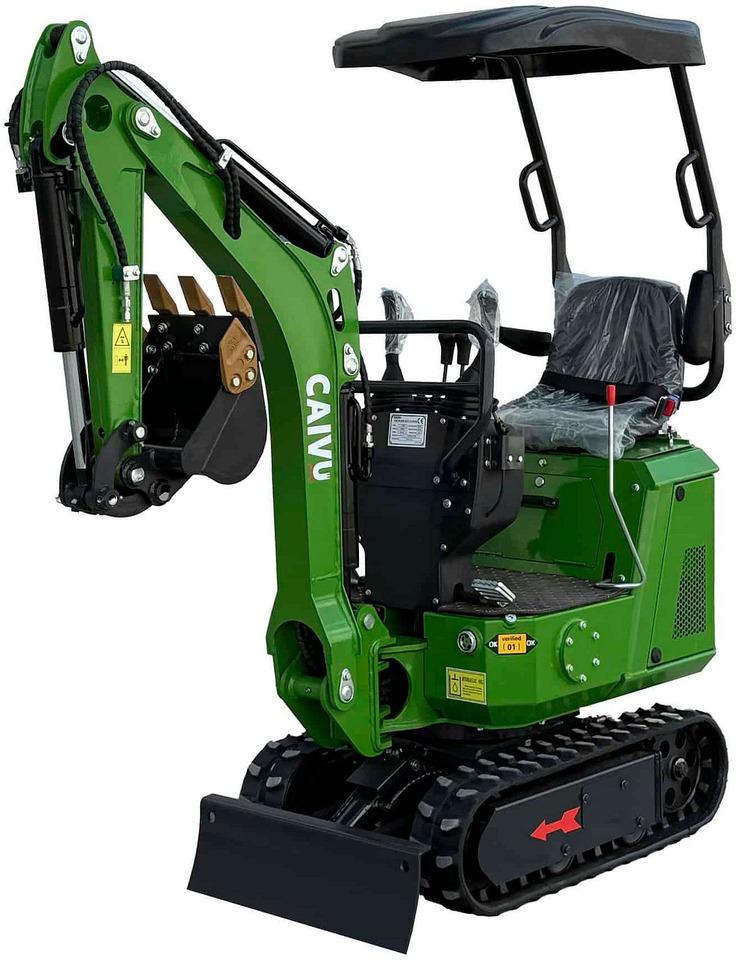 Brand Mini excavator with rubber tracks 0.8 t, Caivu HFT8, 2025, Hollola - Mini excavator: picture 3 Brand Mini excavator with rubber tracks 0.8 t, Caivu HFT8, 2025, Hollola - Mini excavator: picture 3