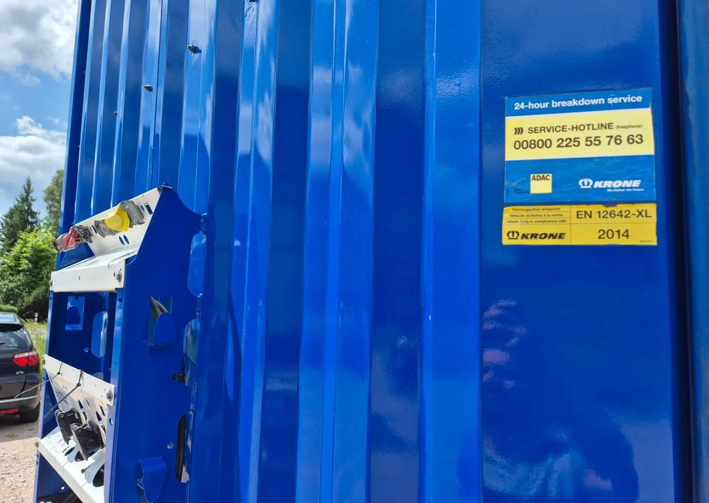 Curtainsider semi-trailer Krone PODNOSZONA OŚ z Niemiec MEGA 2014 MULTILOCK 6xMichelin OKAZJA TOP !: picture 17