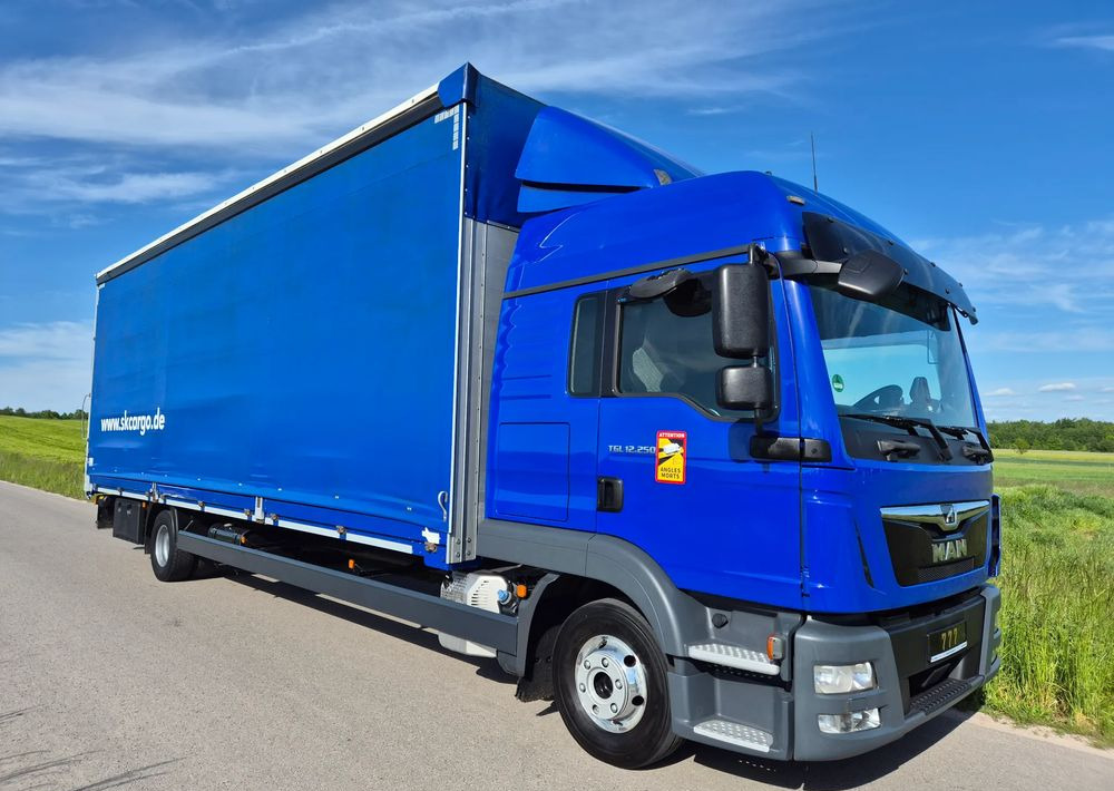 MAN TGL 12.250 2019 BURTO FIRANA + winda 8.4m z Niemiec / TOP STAN / OKAZJA / firanka / automat / - Curtain side truck: picture 1 MAN TGL 12.250 2019 BURTO FIRANA + winda 8.4m z Niemiec / TOP STAN / OKAZJA / firanka / automat / - Curtain side truck: picture 1