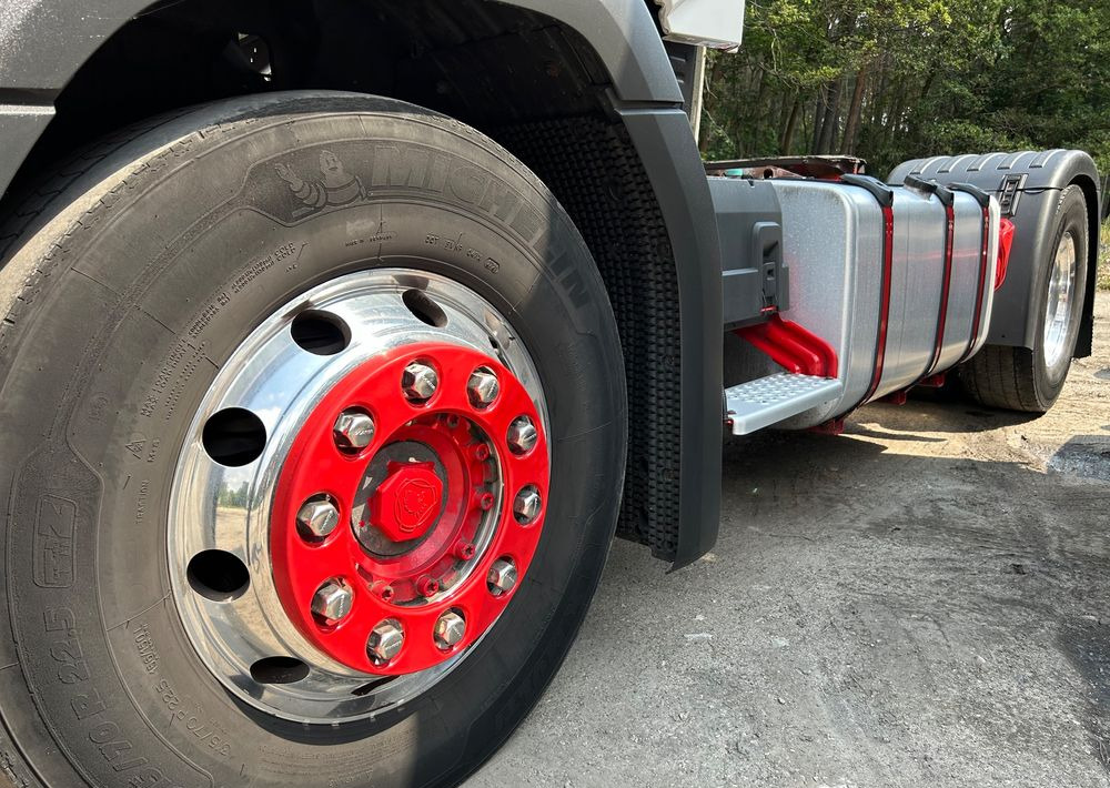 Tractor unit Scania R450 NAUKA JAZDY RETARDER STANDARD 7300kg / DOBRA POD WYWROTKĘ / KLIMA POSTOJOWA z Niemiec HYDRAULIKA: picture 11 Tractor unit Scania R450 NAUKA JAZDY RETARDER STANDARD 7300kg / DOBRA POD WYWROTKĘ / KLIMA POSTOJOWA z Niemiec HYDRAULIKA: picture 11