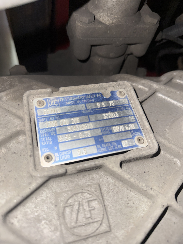 Iveco Eurocargo 9S75 - Gearbox: picture 4 Iveco Eurocargo 9S75 - Gearbox: picture 4