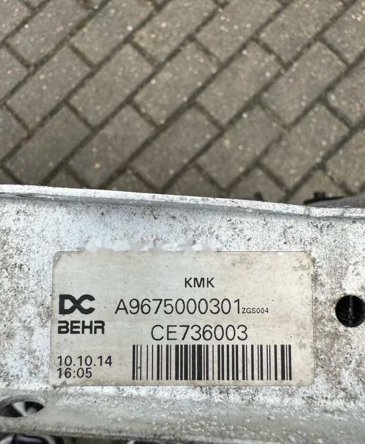 Mercedes-Benz Atego III E6 - Radiator for Truck: picture 5 Mercedes-Benz Atego III E6 - Radiator for Truck: picture 5