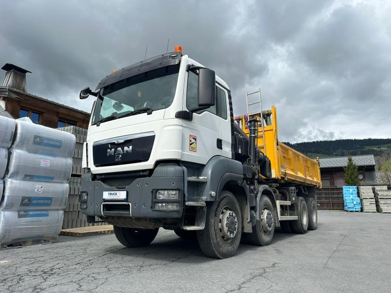 MAN TGS 41.480 - Tipper, Crane truck: picture 1 MAN TGS 41.480 - Tipper, Crane truck: picture 1