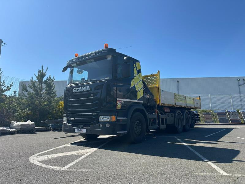Scania G 450 - Dropside/ Flatbed truck, Crane truck: picture 1 Scania G 450 - Dropside/ Flatbed truck, Crane truck: picture 1