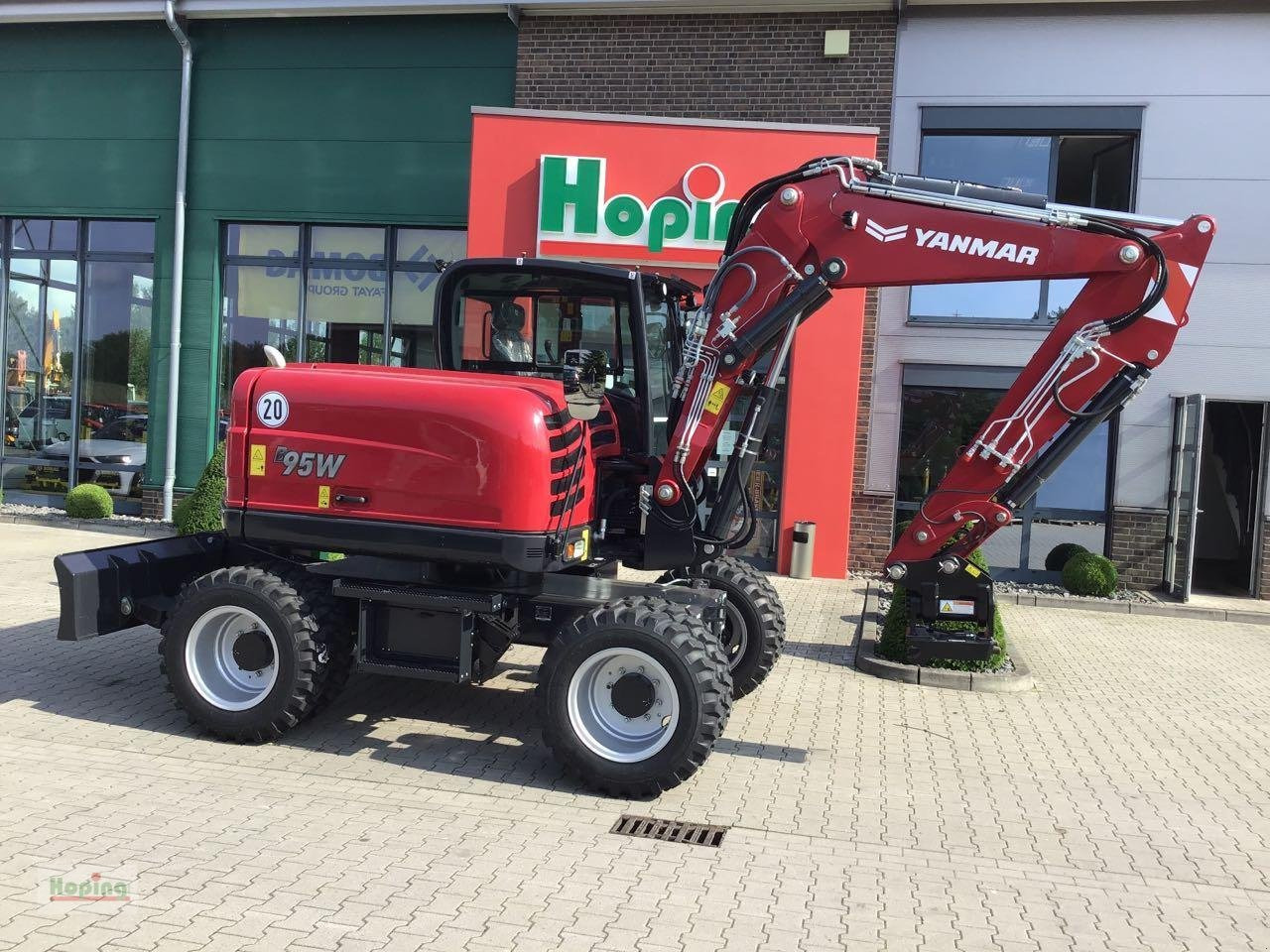 Yanmar B95W/5 - Mini excavator: picture 1 Yanmar B95W/5 - Mini excavator: picture 1