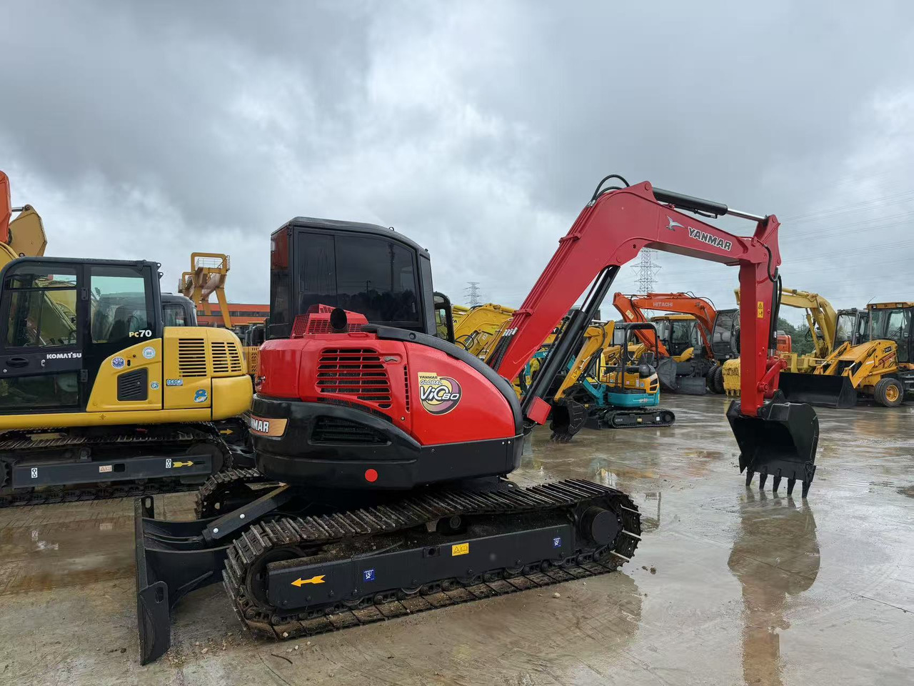 Mini excavator YANMAR VIO80: picture 8 Mini excavator YANMAR VIO80: picture 8