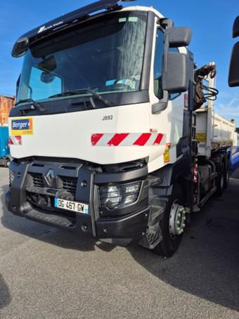 Renault C version K 380 P6x4 Bi-benne Grue FASSI F195 A0.24 - Other machinery: picture 1 Renault C version K 380 P6x4 Bi-benne Grue FASSI F195 A0.24 - Other machinery: picture 1