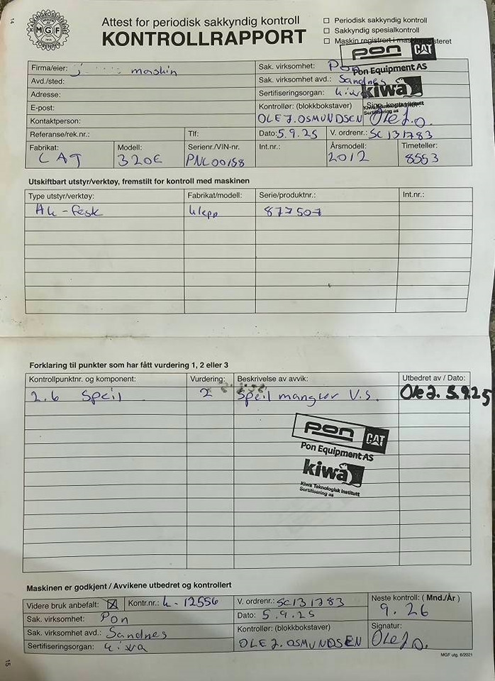 Crawler excavator CAT 320 EL RR: picture 46