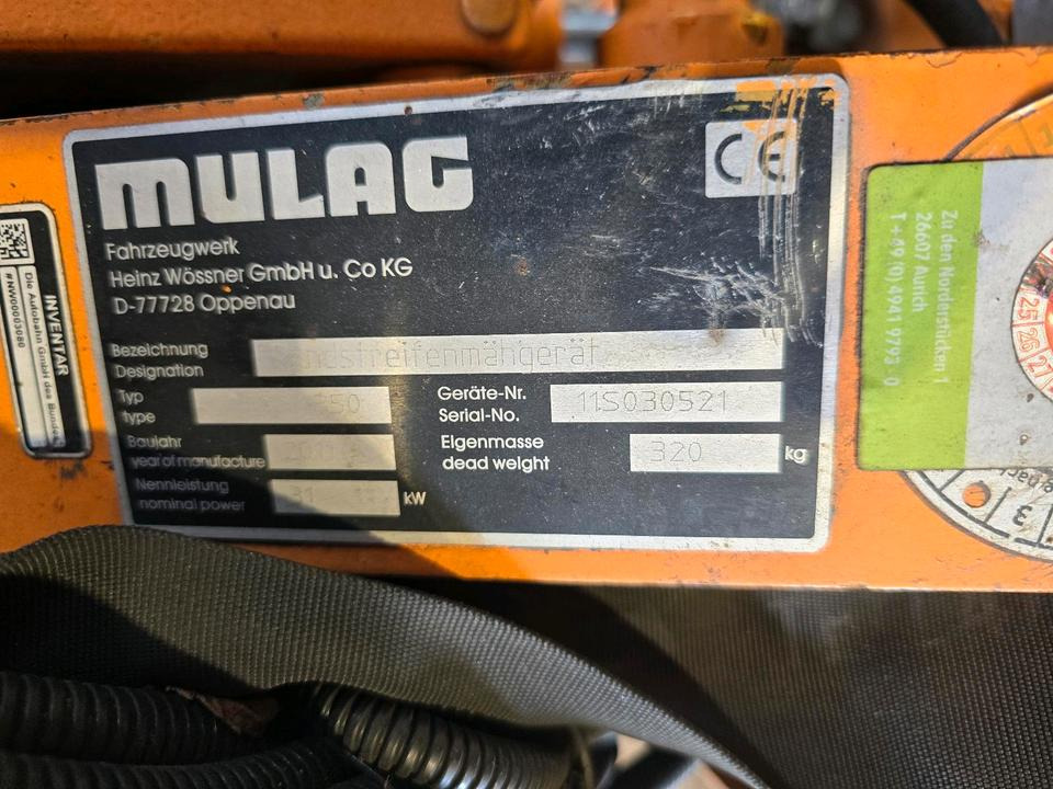 Boom mower Mulag MKV 800 Mähausleger mit Randstreifenmäher MRV 350 Böschungsmäher Böschungsmulcher Hangmäher MKM700 FME 600: picture 6