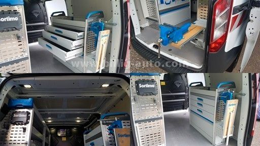 Passenger van Ford Transit Custom Sortimo Werkstatt AHK: picture 13
