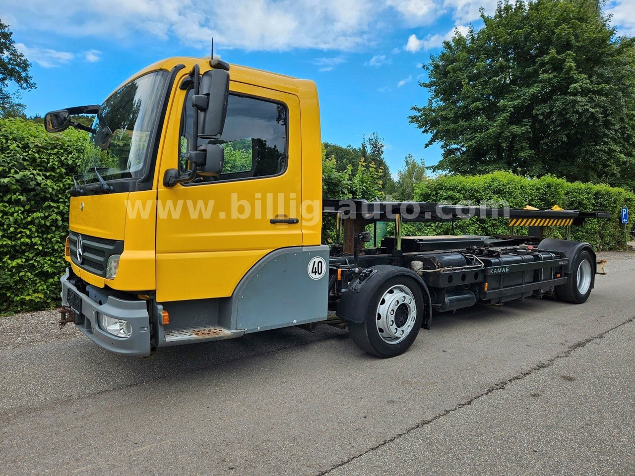Container transporter/ Swap body truck Mercedes-Benz Kamag * WBH 25 * Wiesel * Umsetzer * Sattelkupp.: picture 8