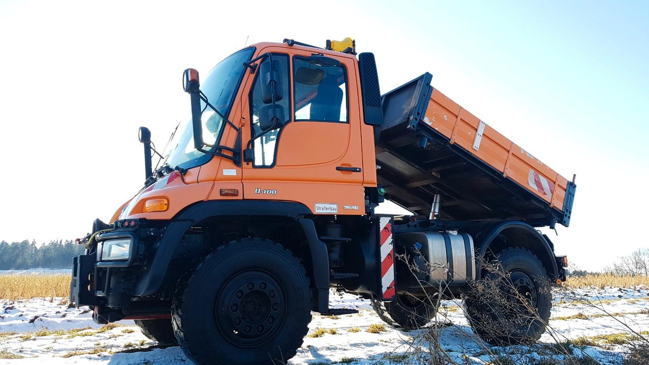 Unimog U400 405/12*HYDROSTAT*VARIOPILOT*Euro4*Kipper - Tipper: picture 1 Unimog U400 405/12*HYDROSTAT*VARIOPILOT*Euro4*Kipper - Tipper: picture 1