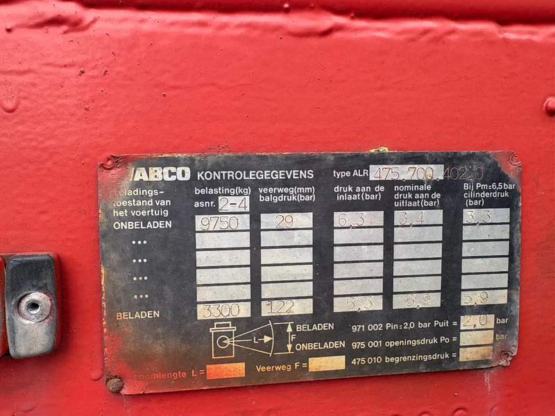 Dropside/ Flatbed semi-trailer Nooteboom OVB - 48VV / 2x uitschuifbaar 2855cm / BPW ASSEN / 3x hydraulisch gestuurd / APK - TUV OKTOBER 2025 /: picture 11