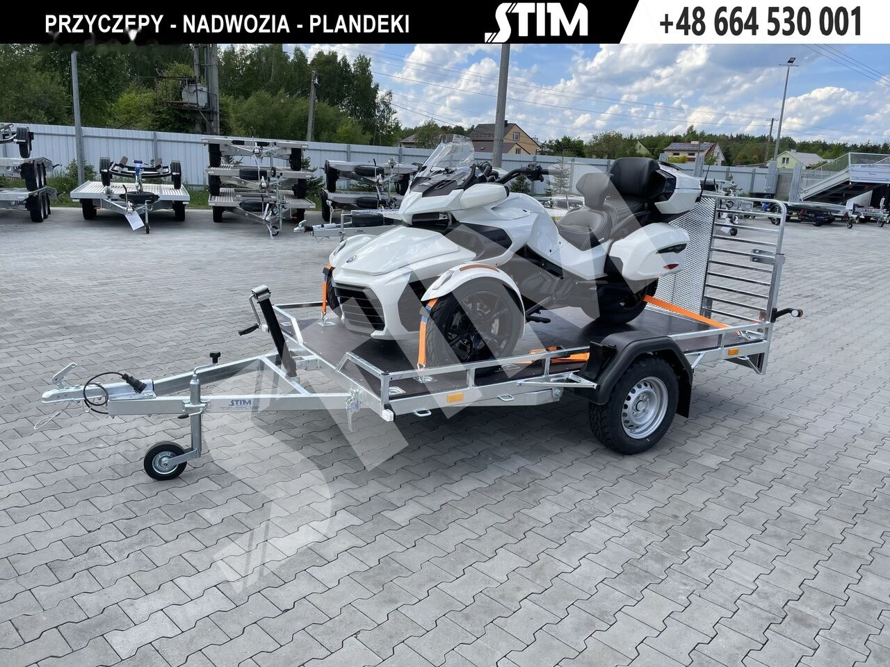 Stim S21-QR13/3016 (Quad, Motocykl, Trójkołowiec) - Motorcycle trailer: picture 1 Stim S21-QR13/3016 (Quad, Motocykl, Trójkołowiec) - Motorcycle trailer: picture 1