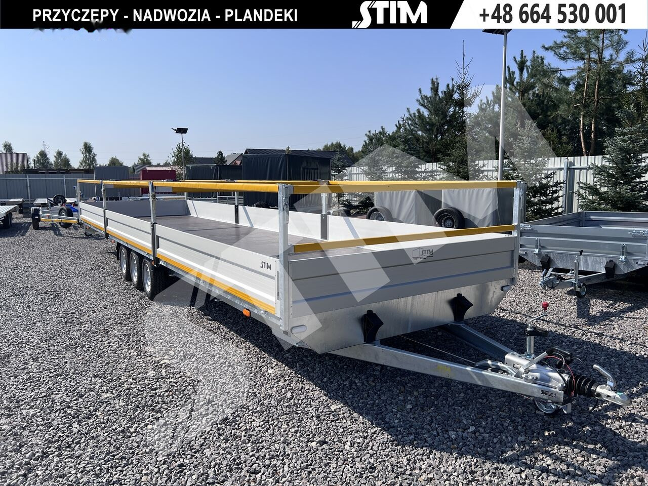 Stim S22-16K/BS - Dropside/ Flatbed trailer: picture 1 Stim S22-16K/BS - Dropside/ Flatbed trailer: picture 1