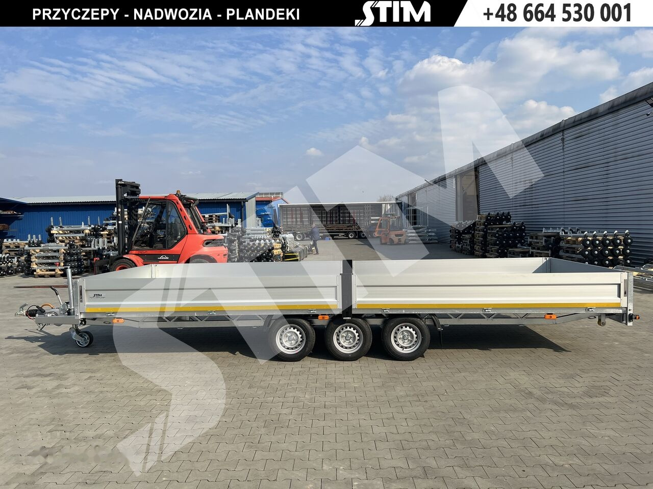 Stim S23/BR/35-6222 - Dropside/ Flatbed trailer: picture 2 Stim S23/BR/35-6222 - Dropside/ Flatbed trailer: picture 2