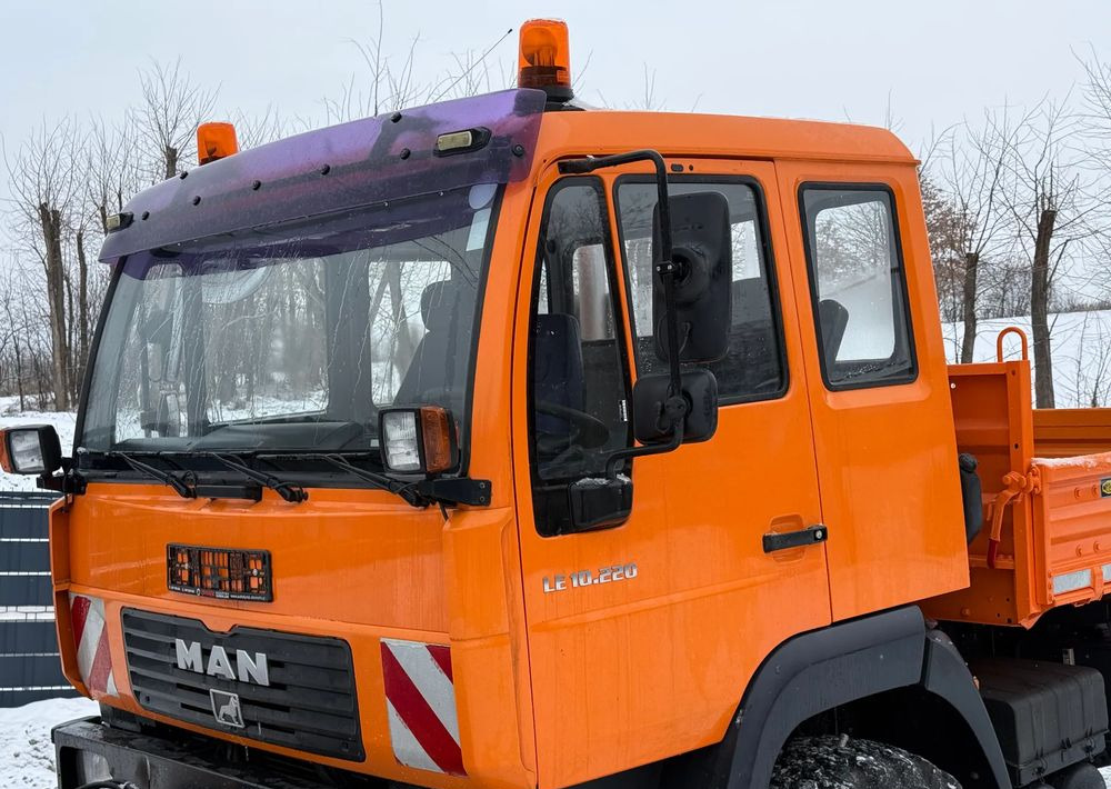 MAN * MAN 10-220 * Pług * Kiper Wywrotka Meiller * 4x4 * Zimowe Utrzymanie * Unimog * - Tipper: picture 5 MAN * MAN 10-220 * Pług * Kiper Wywrotka Meiller * 4x4 * Zimowe Utrzymanie * Unimog * - Tipper: picture 5