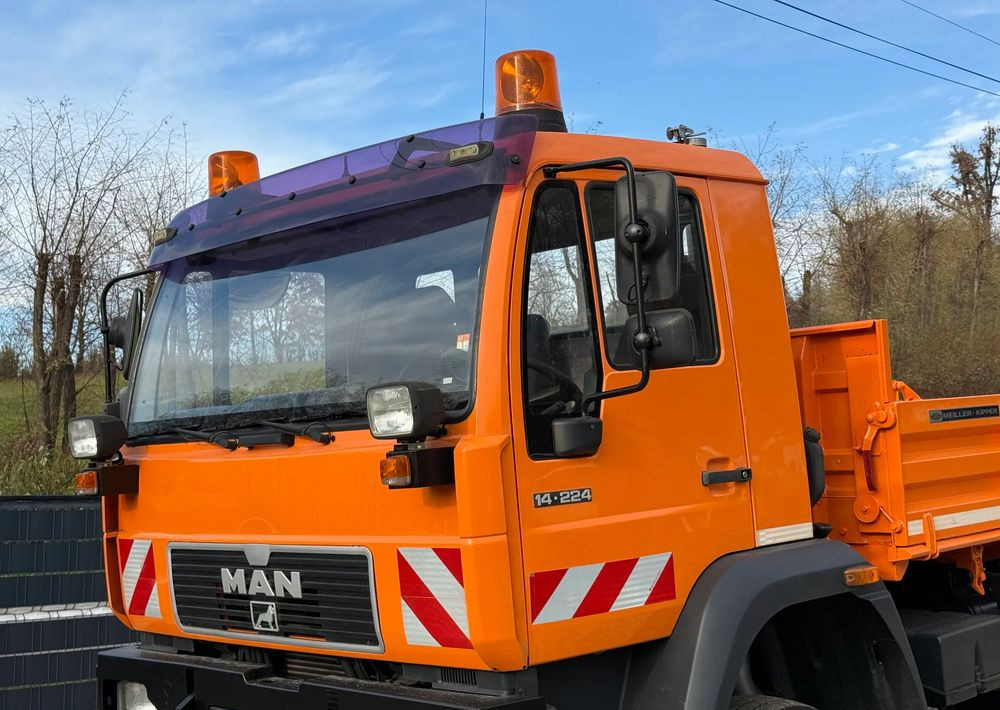 MAN * MAN 14-220 * Kiper Wywrotka Meiller * 4x4 * Zimowe Utrzymanie * Unimog * - Tipper: picture 5 MAN * MAN 14-220 * Kiper Wywrotka Meiller * 4x4 * Zimowe Utrzymanie * Unimog * - Tipper: picture 5