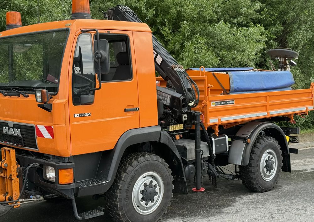 MAN * MAN LE 10.220 *Kiper Wywrotka * 4x4 * Pług Piaskarka * Zimowe Utrzymanie * Sprowadzony * HDS MKG * - Tipper: picture 3 MAN * MAN LE 10.220 *Kiper Wywrotka * 4x4 * Pług Piaskarka * Zimowe Utrzymanie * Sprowadzony * HDS MKG * - Tipper: picture 3