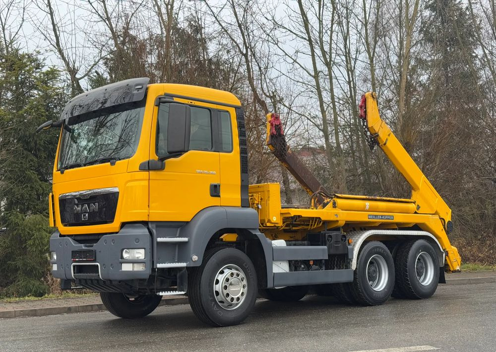 MAN * Sprowadzony * MAN TGS * 6x4 * Bramowiec * Bardzo Dobry Stan * Meiller Kiper * - Skip loader truck: picture 1 MAN * Sprowadzony * MAN TGS * 6x4 * Bramowiec * Bardzo Dobry Stan * Meiller Kiper * - Skip loader truck: picture 1