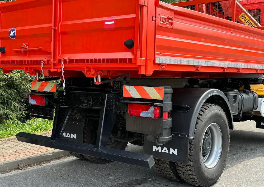 Tipper MAN TGM 18-280 MAN 4x4 HDS PALFINGER 105 KIPER WYWROTKA MEILLER BARDZO DOBRY STAN: picture 11