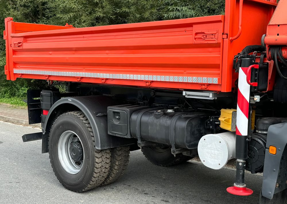 Tipper MAN TGM 18-280 MAN 4x4 HDS PALFINGER 105 KIPER WYWROTKA MEILLER BARDZO DOBRY STAN: picture 7