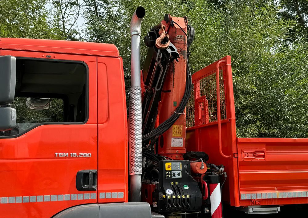 Tipper MAN TGM 18-280 MAN 4x4 HDS PALFINGER 105 KIPER WYWROTKA MEILLER BARDZO DOBRY STAN: picture 16