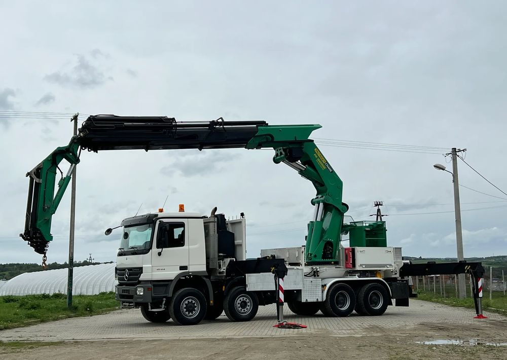 Mercedes-Benz * HDS Palfinger 150002 + FLY JIB PJ 170 * Mercedes Actros 8x6 * Dźwig * 40 TON * Wyciągarka * 35 Metrów * Kosz * - Crane truck: picture 1 Mercedes-Benz * HDS Palfinger 150002 + FLY JIB PJ 170 * Mercedes Actros 8x6 * Dźwig * 40 TON * Wyciągarka * 35 Metrów * Kosz * - Crane truck: picture 1