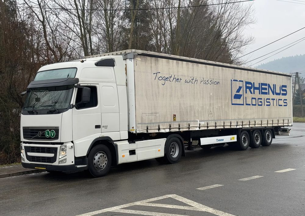 Volvo * Zestaw * Volvo FH 500 + Naczepa Krone * Bardzo Dobry Stan - Curtain side truck: picture 1 Volvo * Zestaw * Volvo FH 500 + Naczepa Krone * Bardzo Dobry Stan - Curtain side truck: picture 1