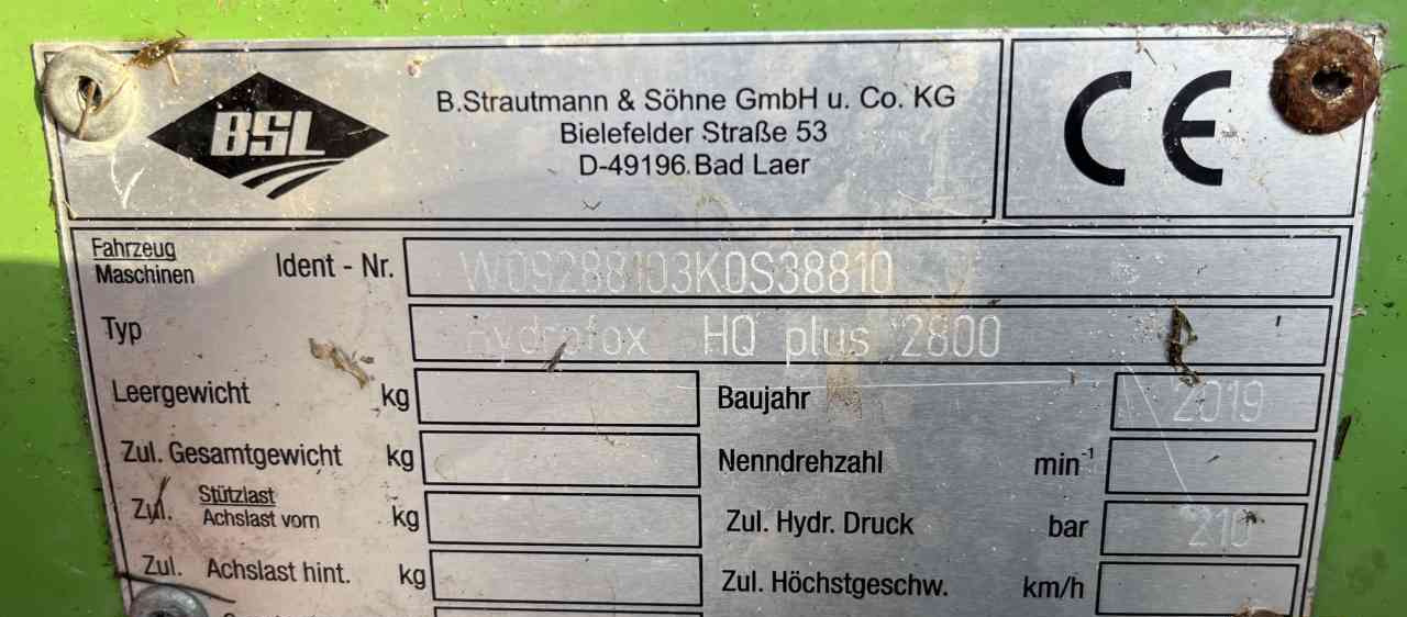 Strautmann Hydrofox HQ plus 2800 Kuilsnijder voermachines - Silage equipment: picture 5 Strautmann Hydrofox HQ plus 2800 Kuilsnijder voermachines - Silage equipment: picture 5
