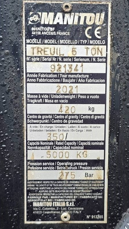 Manitou WINCH 5T 921341 - Warehouse equipment: picture 4 Manitou WINCH 5T 921341 - Warehouse equipment: picture 4