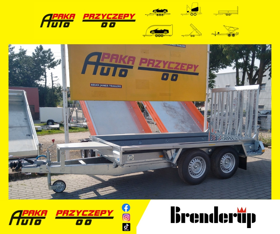 PRZYCZEPA DO MINIKOPARKI KOPARKI MT 3080 DMC 2,7T / MT 3080 EXCAVATOR MINI EXCAVATOR TRAILER DMC 2.7T - Plant trailer: picture 1 PRZYCZEPA DO MINIKOPARKI KOPARKI MT 3080 DMC 2,7T / MT 3080 EXCAVATOR MINI EXCAVATOR TRAILER DMC 2.7T - Plant trailer: picture 1