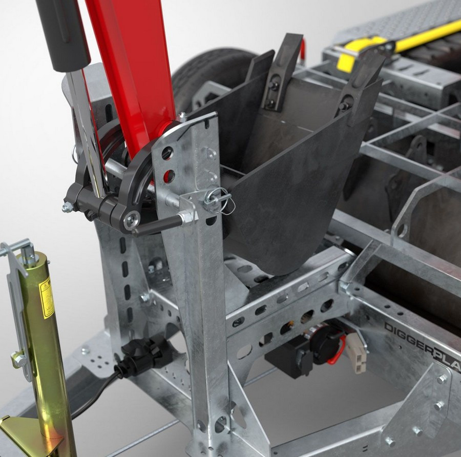 PRZYCZEPA LAWETA DO MINIKOPARKI PODNOŚNIKA 3500KG 3,20X1,70 / MINI EXCAVATOR LIFTING TRAILER 3500KG 3.20X1.70 leasing PRZYCZEPA LAWETA DO MINIKOPARKI PODNOŚNIKA 3500KG 3,20X1,70 / MINI EXCAVATOR LIFTING TRAILER 3500KG 3.20X1.70: picture 20