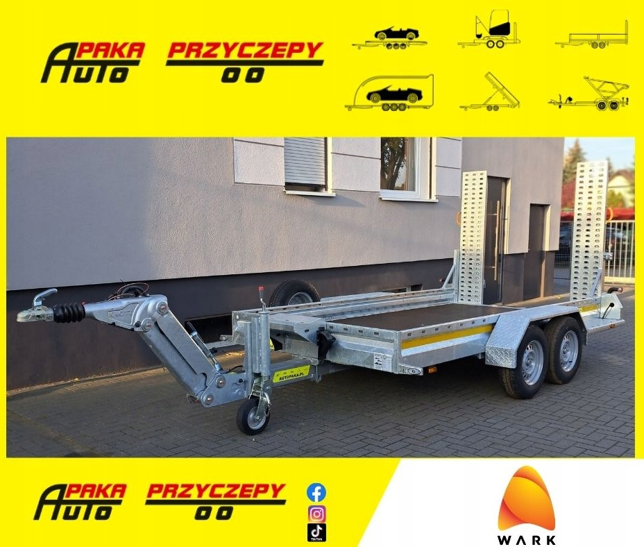 PRZYCZEPA WARK KHD DO MINIKOPARKI KOPARKI REGULOWANY DYSZEL DMC 3500 / WARK KHD TRAILER FOR MINI EXCAVATOR WITH ADJUSTABLE DRAWBAR DMC 3500 - Plant trailer: picture 1 PRZYCZEPA WARK KHD DO MINIKOPARKI KOPARKI REGULOWANY DYSZEL DMC 3500 / WARK KHD TRAILER FOR MINI EXCAVATOR WITH ADJUSTABLE DRAWBAR DMC 3500 - Plant trailer: picture 1
