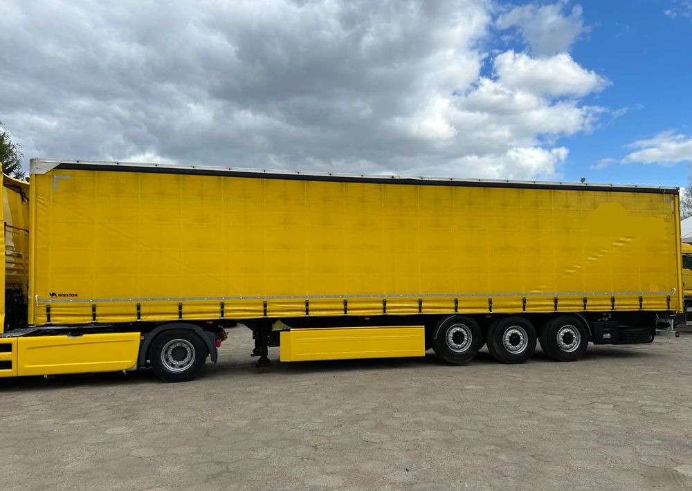 Curtainsider semi-trailer Wielton NS3K FIRANKA / STANDARD / OŚ PODNOSZONA / KOSZ PALETOWY / 2019 ROK !!: picture 9