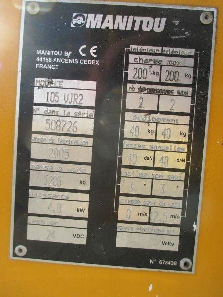 Manitou 105 VJR 2  leasing Manitou 105 VJR 2: picture 12