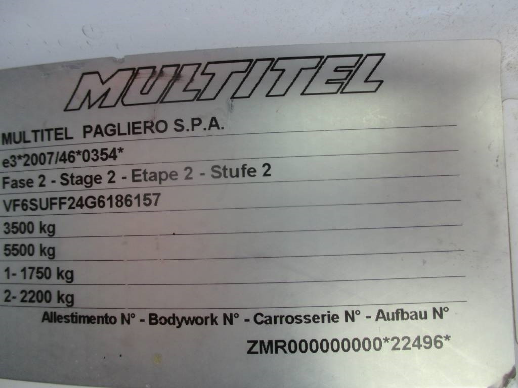 Truck mounted aerial platform Multitel MX 170: picture 13 Truck mounted aerial platform Multitel MX 170: picture 13