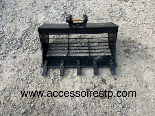 Godet squelette pour 1T à 2T5 - axe 30 mm - Sorting bucket for Construction machinery: picture 1 Godet squelette pour 1T à 2T5 - axe 30 mm - Sorting bucket for Construction machinery: picture 1