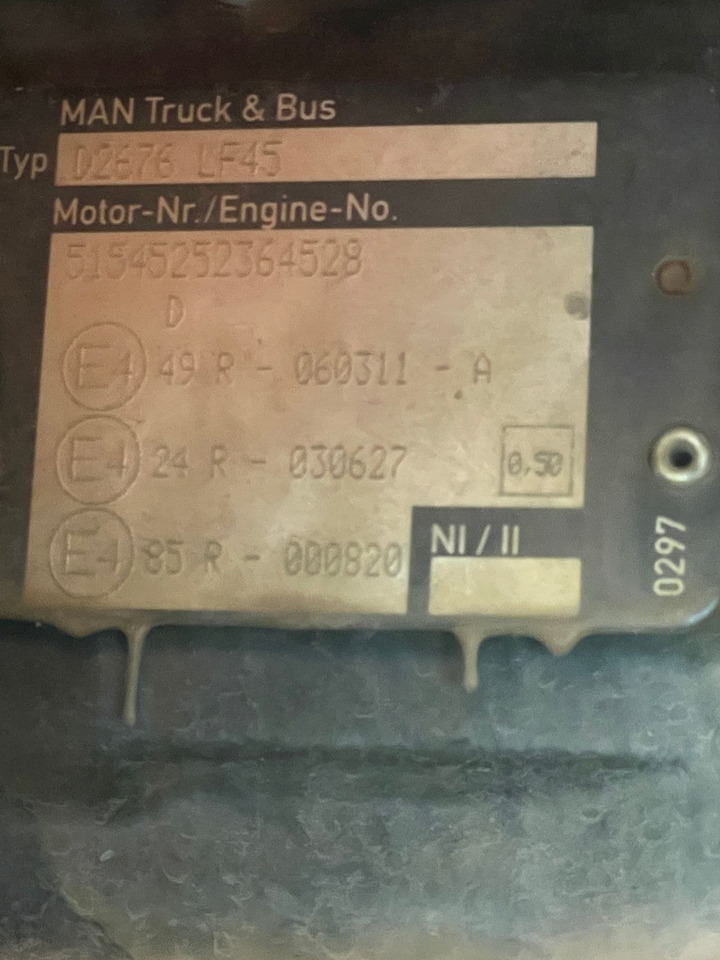 Engine for Truck MAN MAN Motor D2676 LF45 TGS TGX D 2676 LF 45 Euro 6: picture 7