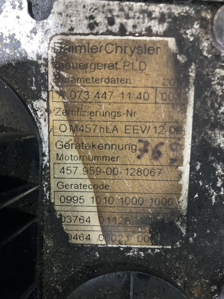 Mercedes-Benz Mercedes Motor OM 457 HLA Citaro EEV OM457HLA Claas 457.959 457959 - Engine for Bus: picture 3 Mercedes-Benz Mercedes Motor OM 457 HLA Citaro EEV OM457HLA Claas 457.959 457959 - Engine for Bus: picture 3