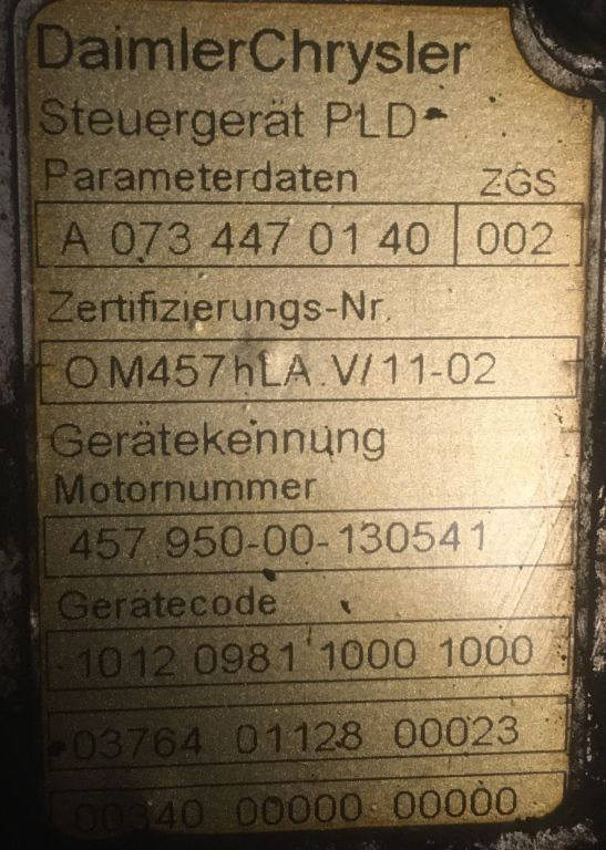 Mercedes-Benz Mercedes Motor OM 457 HLA Citaro Euro 5 OM457HLA Claas Setra Krone A4600110201/001 457950 - Engine for Bus: picture 4 Mercedes-Benz Mercedes Motor OM 457 HLA Citaro Euro 5 OM457HLA Claas Setra Krone A4600110201/001 457950 - Engine for Bus: picture 4