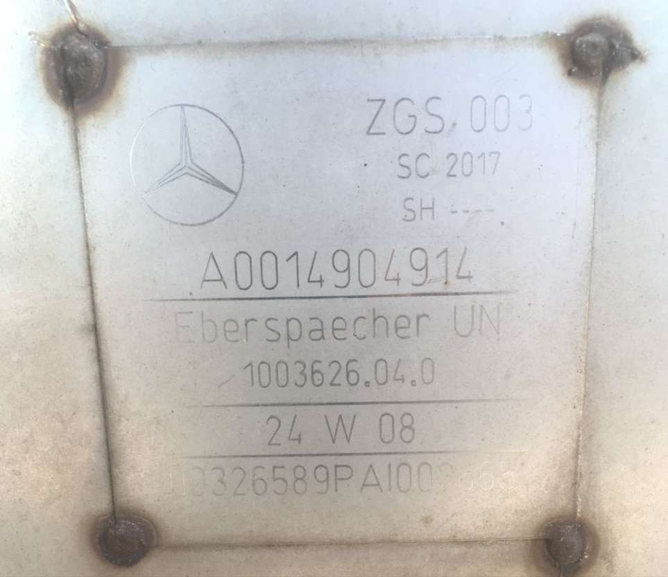 Mercedes-Benz Partikelfilter Mercedes Citaro LE A0014904914 Endschalldämpfer - Muffler/ Exhaust system: picture 2 Mercedes-Benz Partikelfilter Mercedes Citaro LE A0014904914 Endschalldämpfer - Muffler/ Exhaust system: picture 2