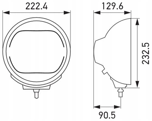 Hella HALOGEN DALEKOSIĘŻNY LUMINATOR METAL FULL LED HELLA 1F8016560001 - Lights/ Lighting: picture 2 Hella HALOGEN DALEKOSIĘŻNY LUMINATOR METAL FULL LED HELLA 1F8016560001 - Lights/ Lighting: picture 2