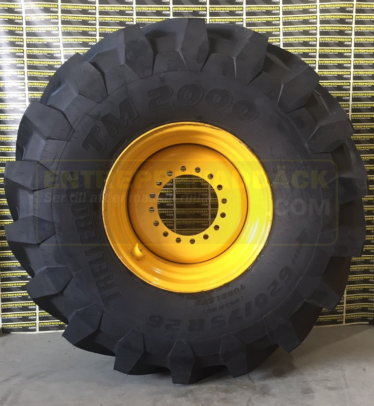 Trelleborg TM2000 620/75R26 TL for all wheel loaders on the market with 20.5R25 - Wheel and tire package for Wheel loader: picture 3 Trelleborg TM2000 620/75R26 TL for all wheel loaders on the market with 20.5R25 - Wheel and tire package for Wheel loader: picture 3