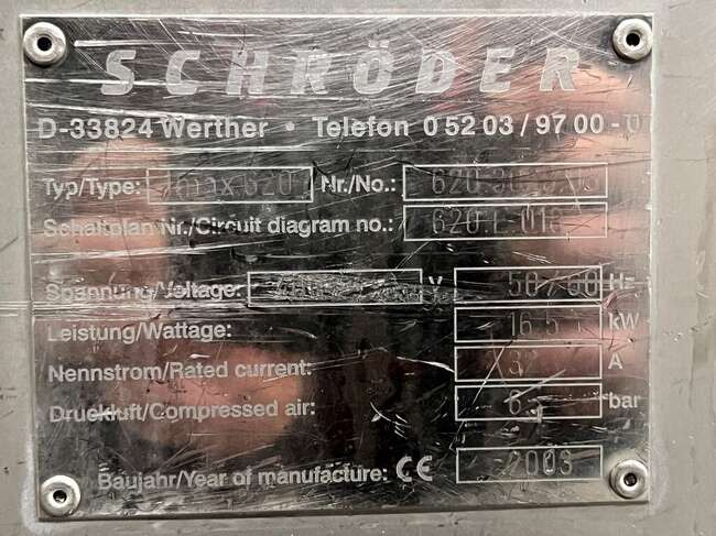 Food processing equipment Schröder injector IMAX620: picture 18