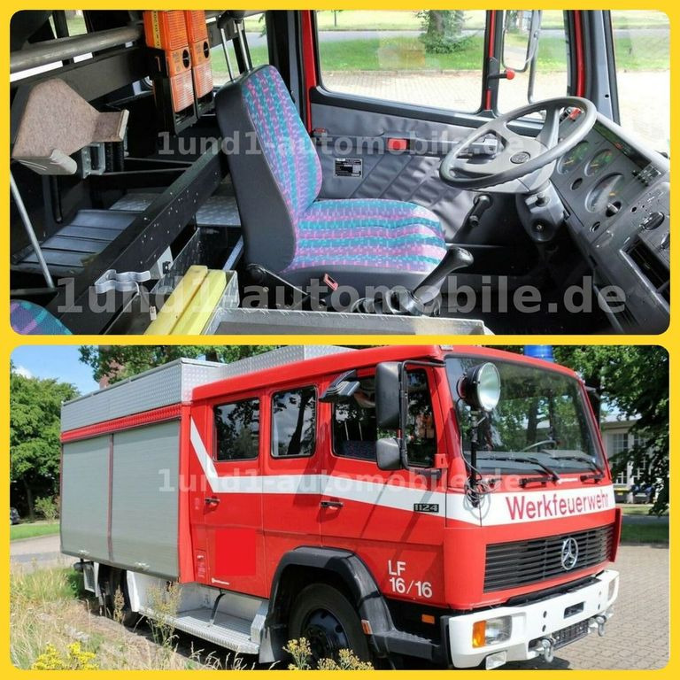 Mercedes-Benz 1124 F Feuerwehr LF 16/16 Pumpe Tank Haspel 1124 F Feuerwehr LF 16/16 Pumpe Tank Haspel - Fire truck: picture 1 Mercedes-Benz 1124 F Feuerwehr LF 16/16 Pumpe Tank Haspel 1124 F Feuerwehr LF 16/16 Pumpe Tank Haspel - Fire truck: picture 1